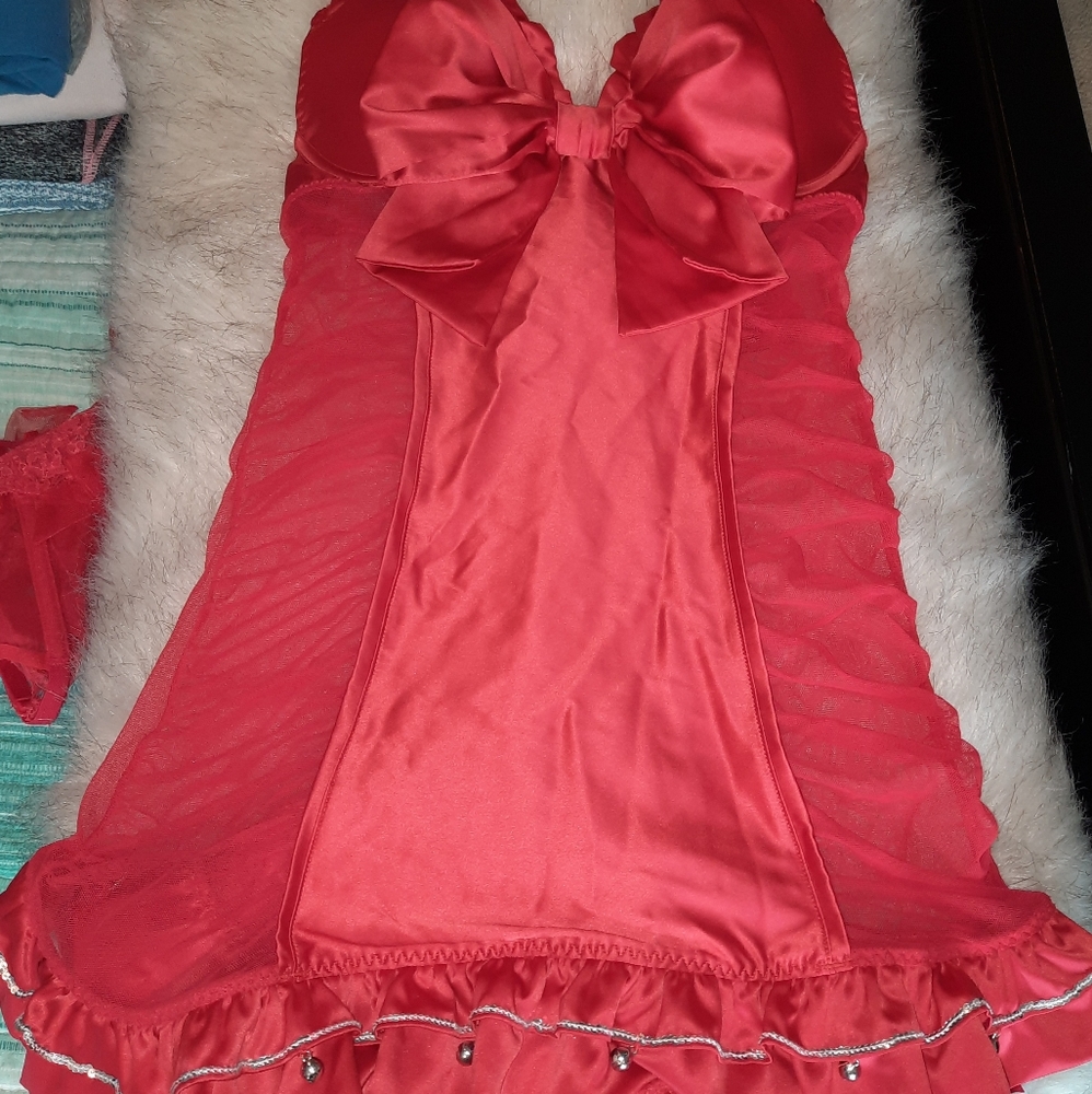 Victoria's secret lingerie set small Christmas